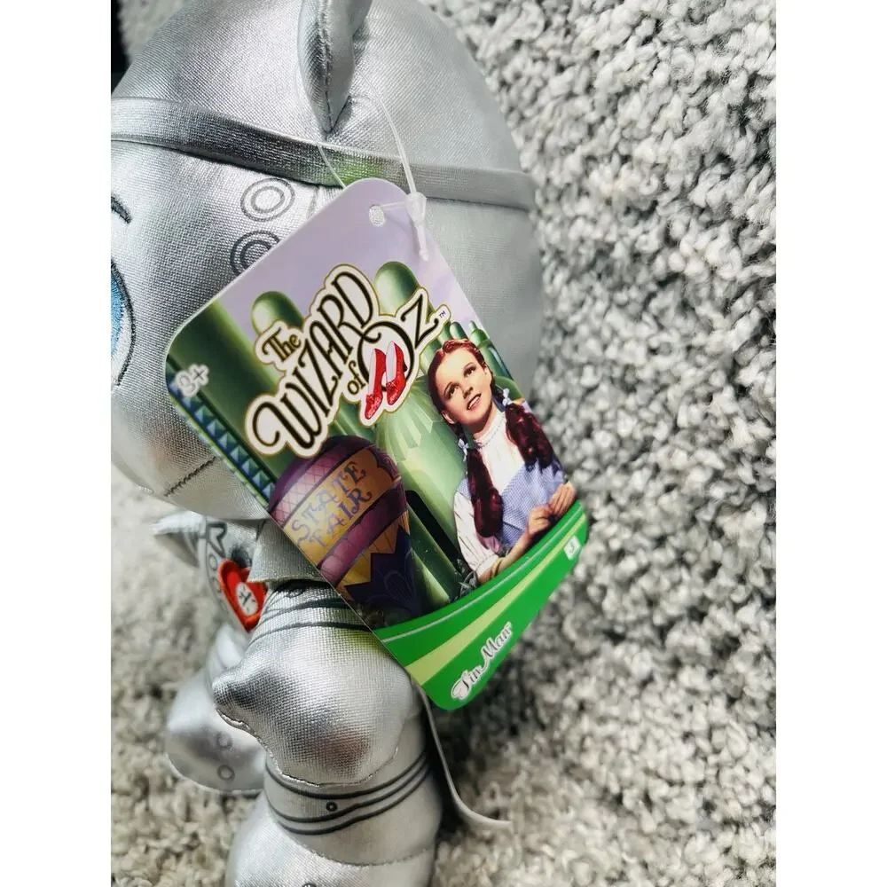 Wizard Of Oz Tin Man 8 Inch Plush Toy Silver 2025 Warner Bros New Tags
